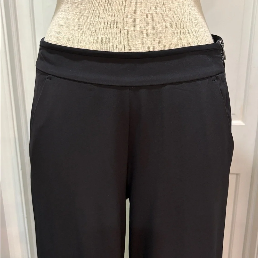Athleta sz 4T black straight leg pants with pockets